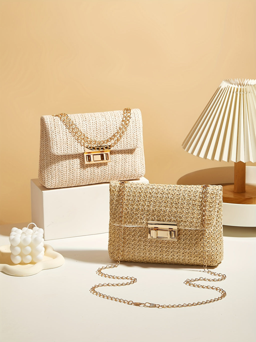 BORSA A TRACOLLA INTRECCIATA