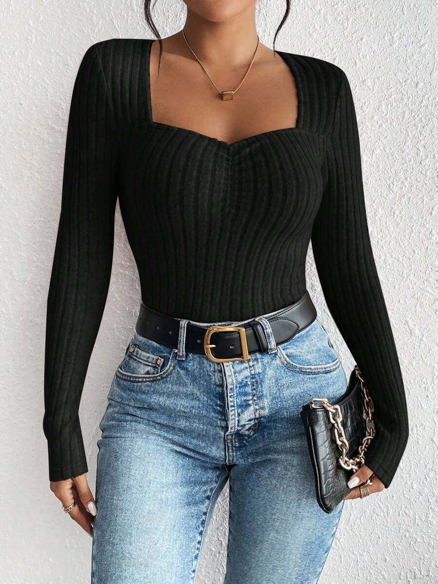 MAGLIA ELEGANTE A MANICHE LUNGHE