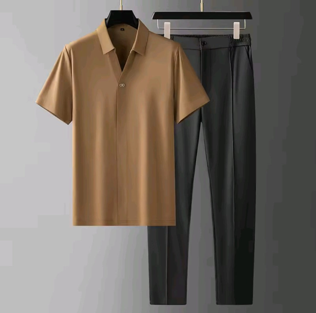 ABITO CASUAL IN SETA UOMO