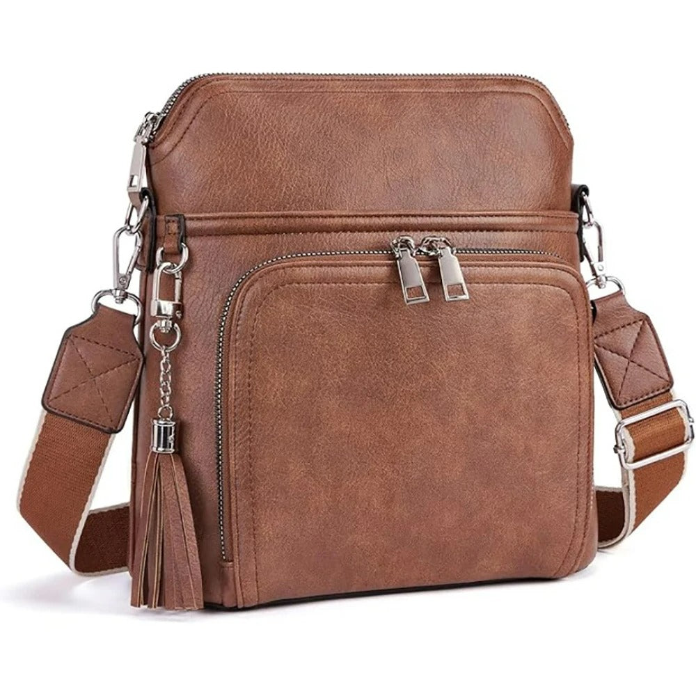 BORSA A TRACOLLA IN PELLE