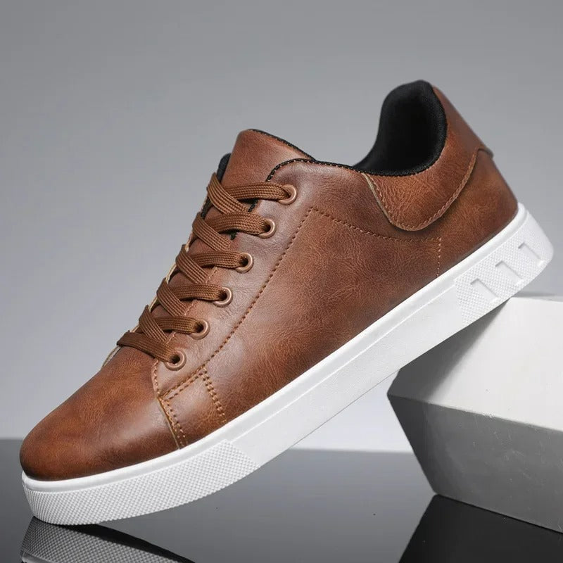 SCARPE CASUAL-MOCASSINI SNEAKERS IN PELLE