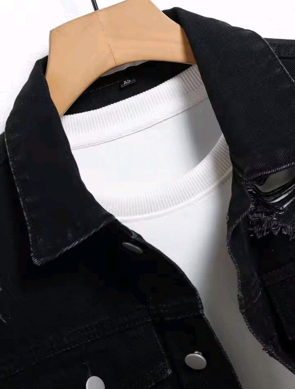 GIACCA JEANS CASUAL STRAPPATA