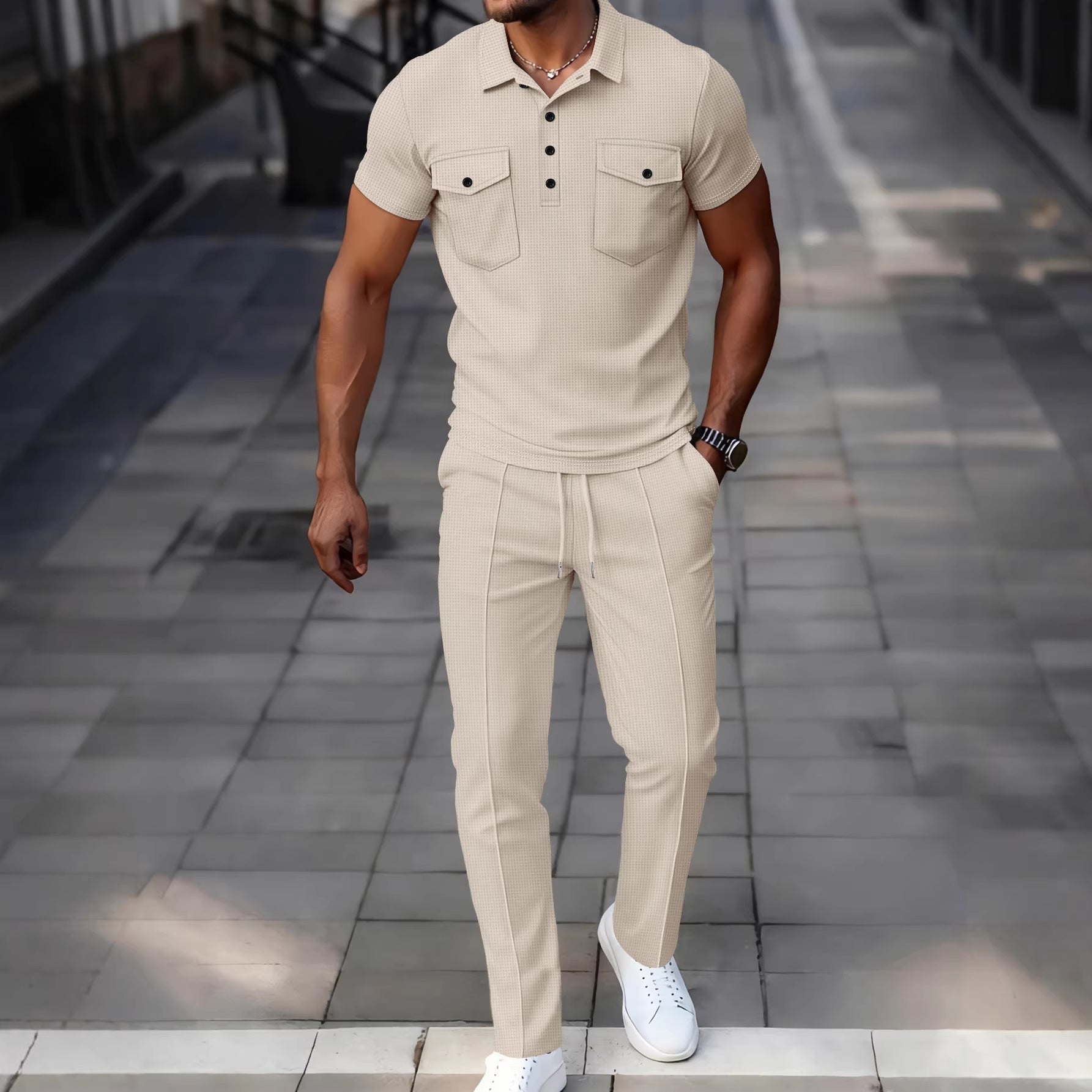 MAGLIETTA E PANTALONI LUNGHI CASUAL