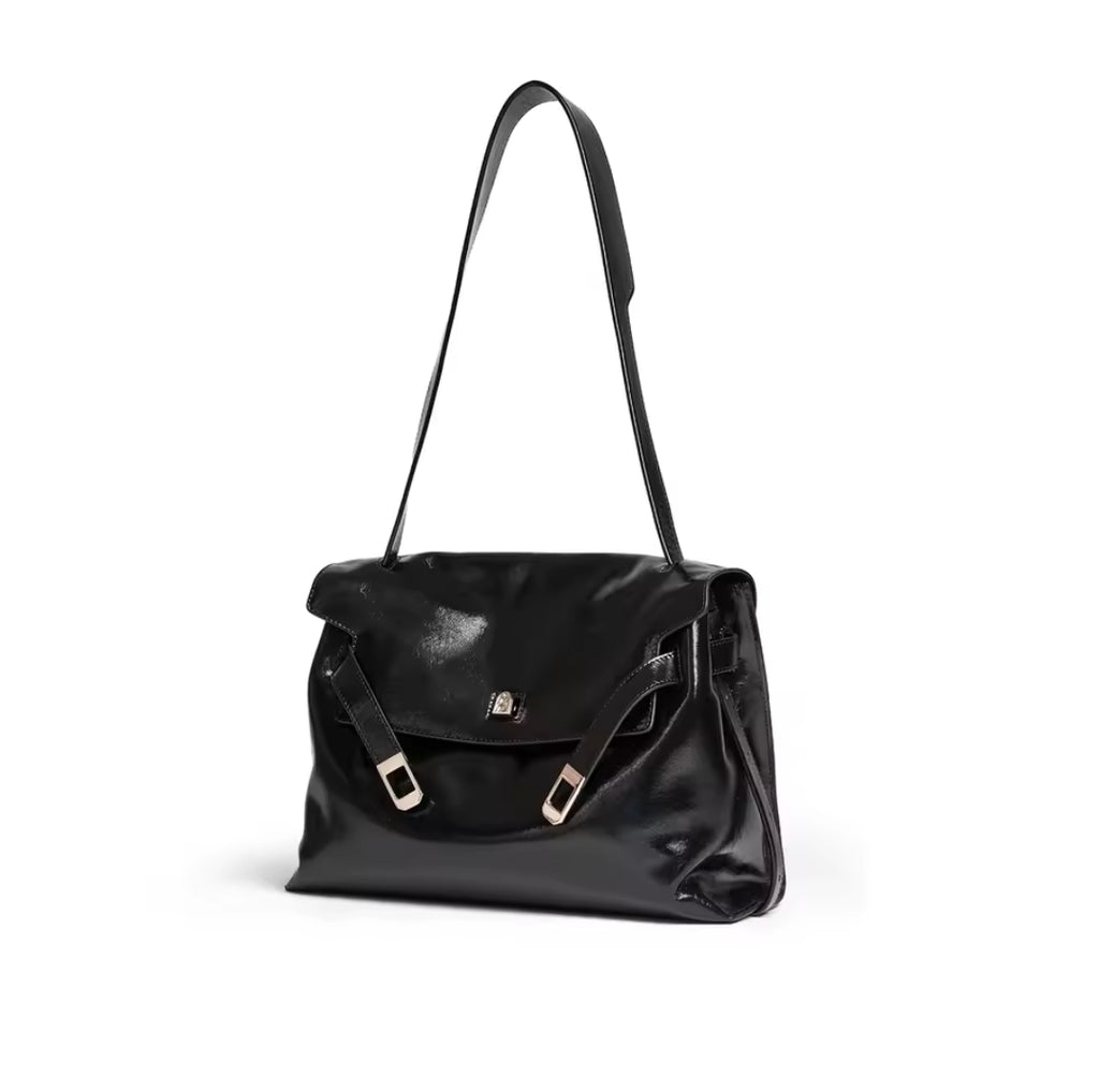 BORSA A TRACOLLA VINTAGE IN VERA PELLE