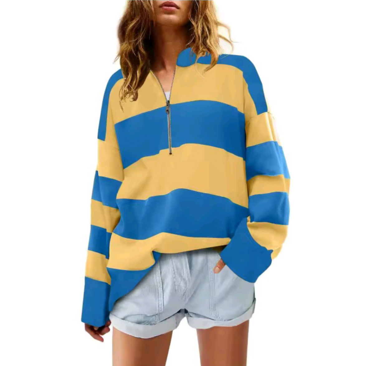 MAGLIONE A RIGHE DONNA