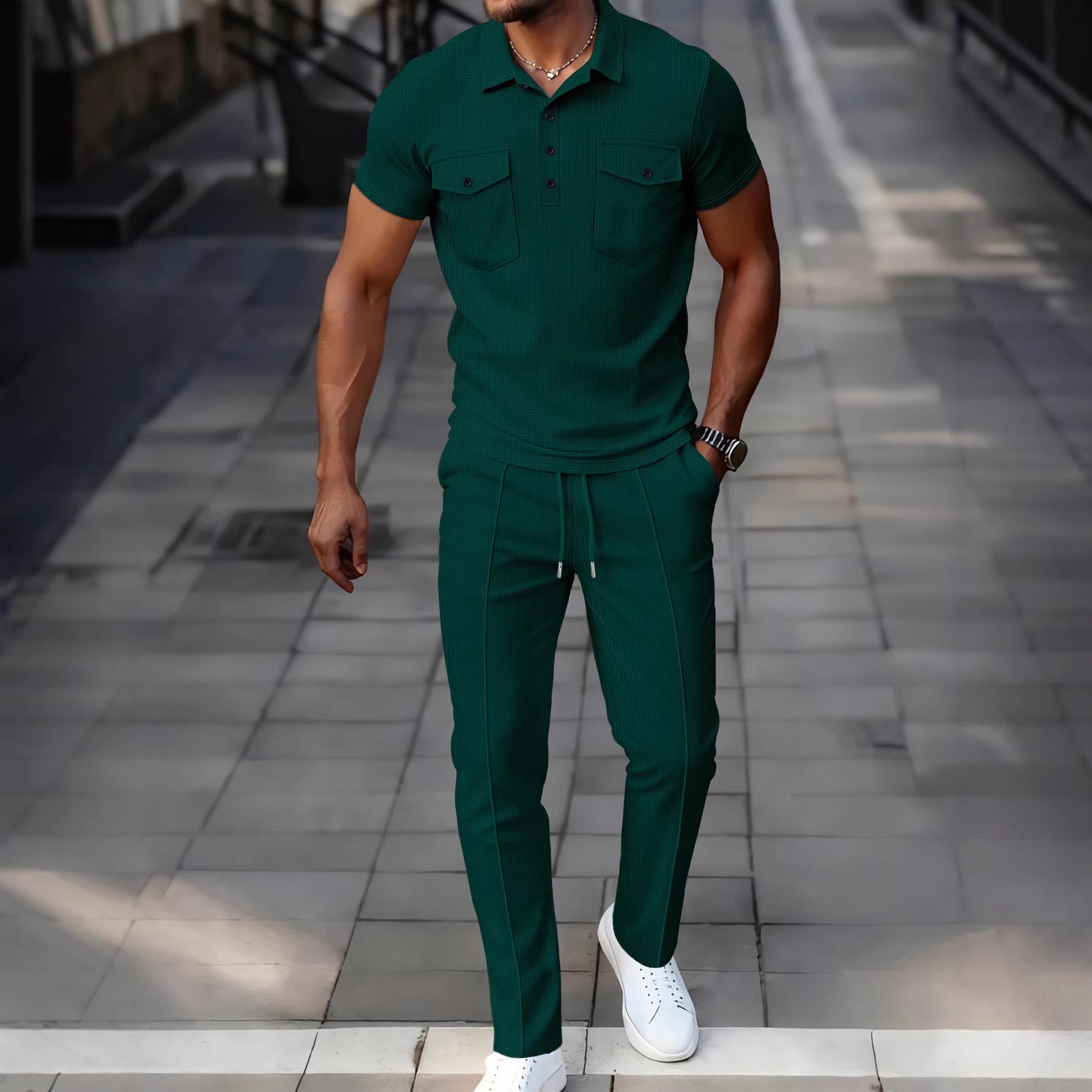 MAGLIETTA E PANTALONI LUNGHI CASUAL