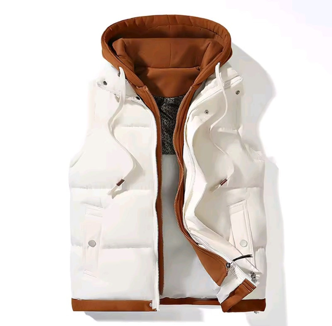 GILET CON CAPPUCCIO