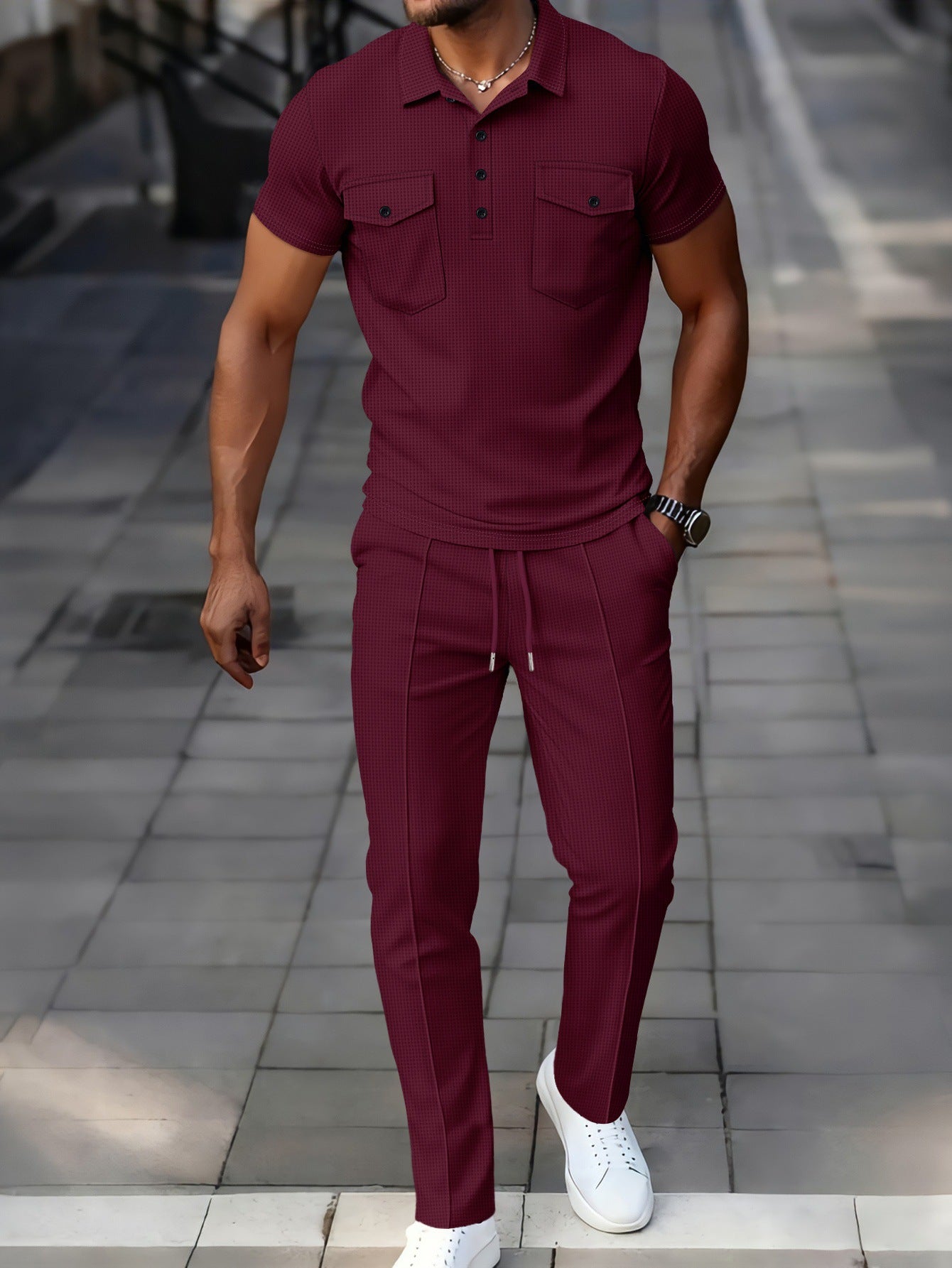 MAGLIETTA E PANTALONI LUNGHI CASUAL