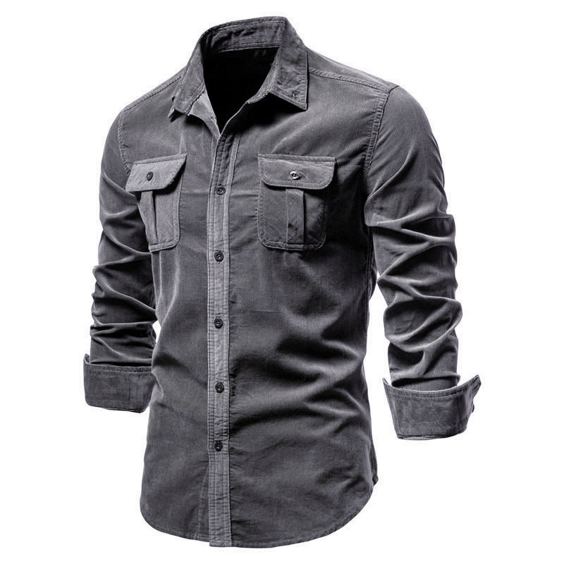 CAMICIA CASUAL IN VELLUTO