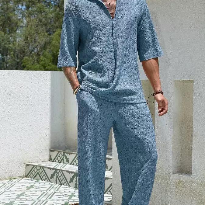CAMICIA E PANTALONI CASUAL UOMO