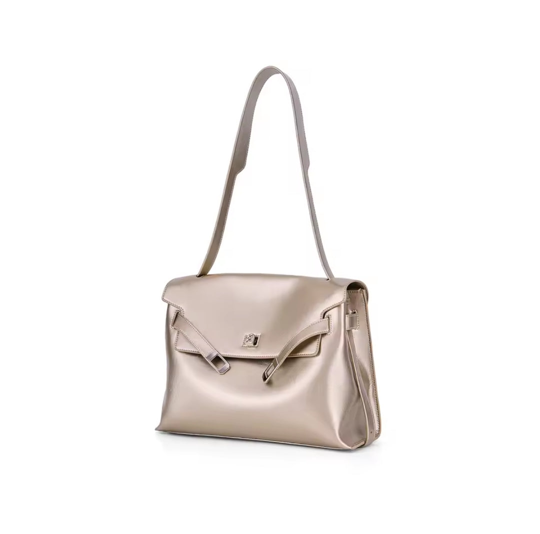 BORSA A TRACOLLA VINTAGE IN VERA PELLE