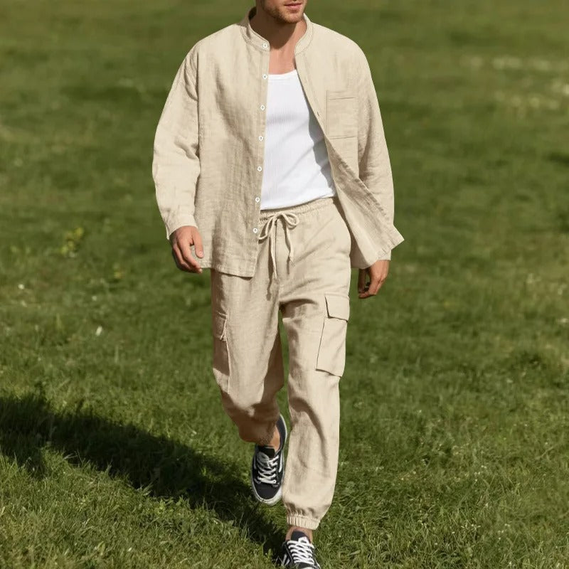 CAMICIA E PANTALONI CASUAL UOMO