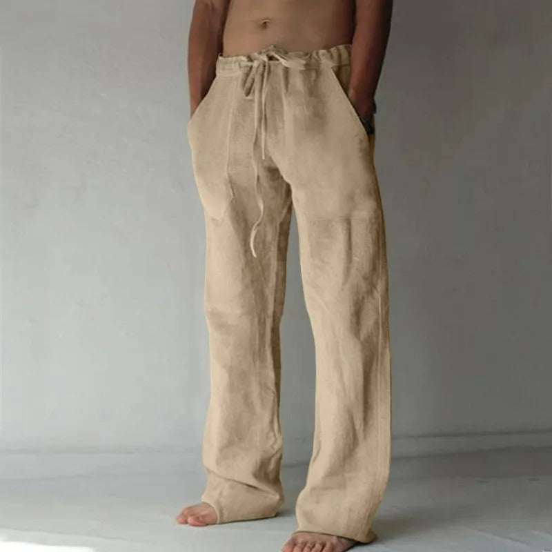 PANTALONI LUNGHI DI LINO