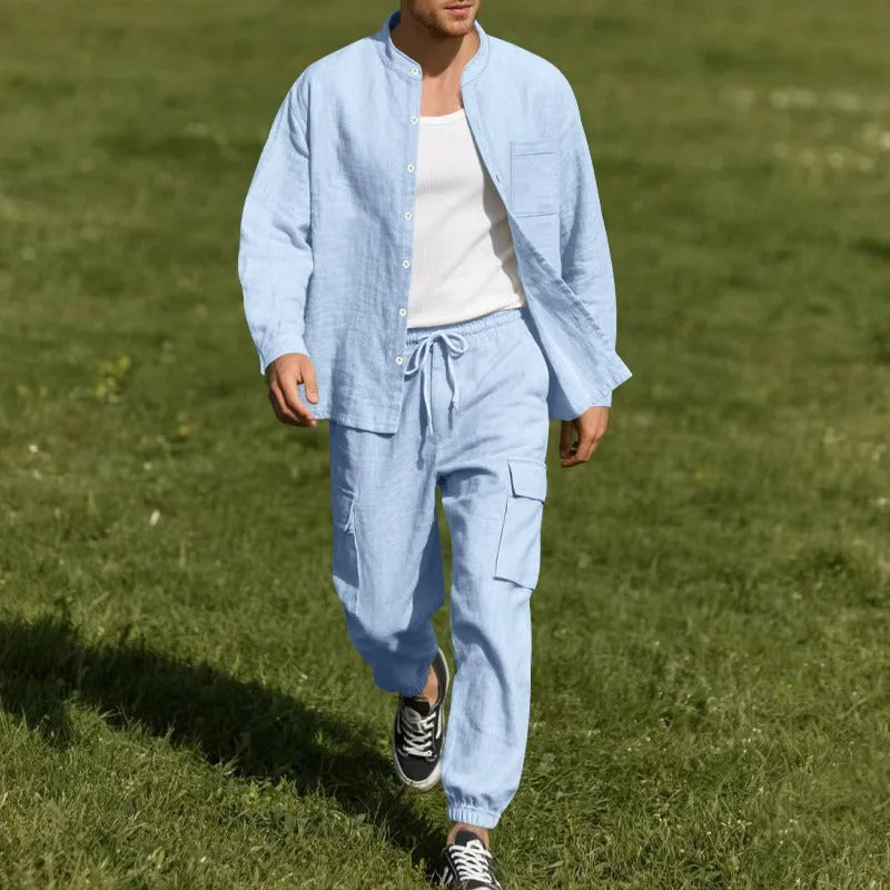 CAMICIA E PANTALONI CASUAL UOMO