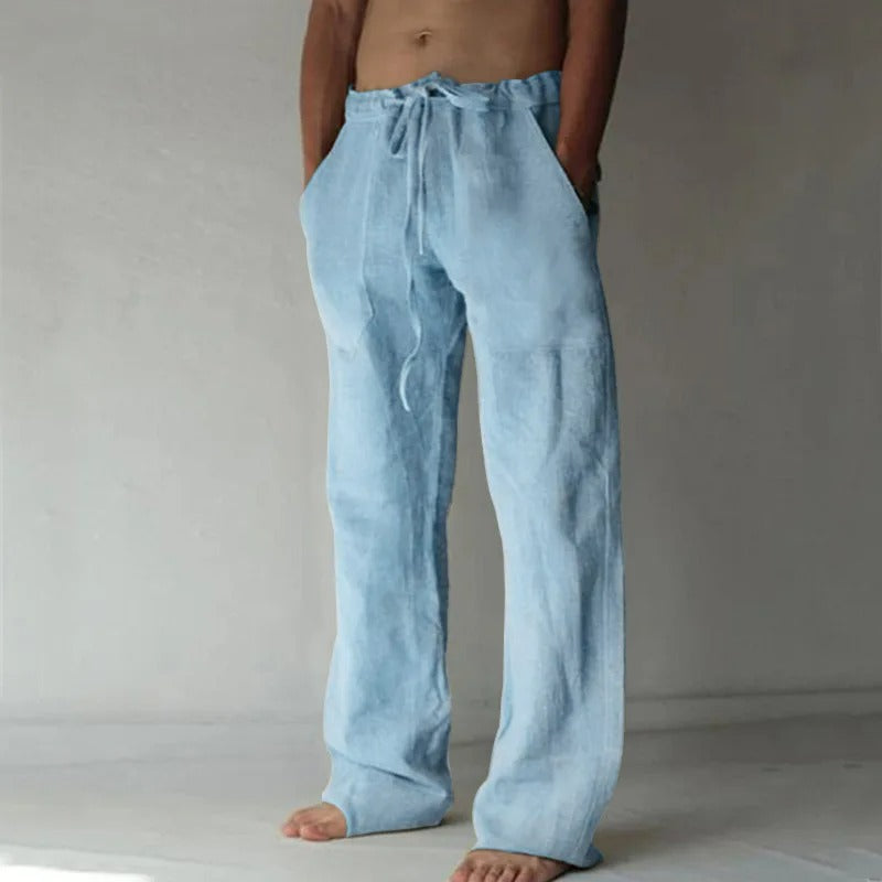 PANTALONI LUNGHI DI LINO