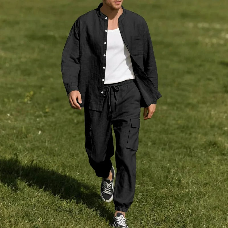 CAMICIA E PANTALONI CASUAL UOMO