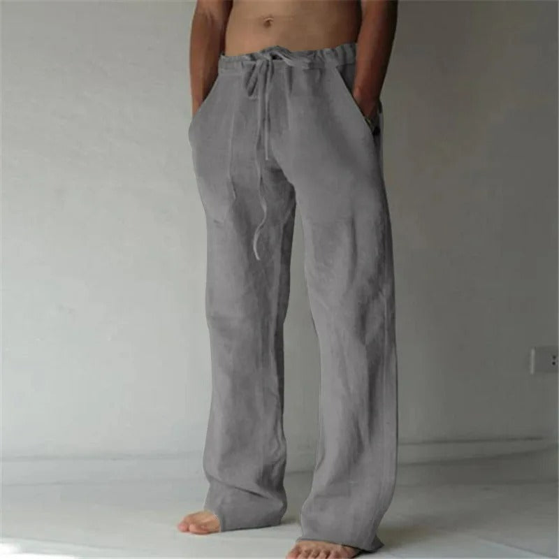 PANTALONI LUNGHI DI LINO