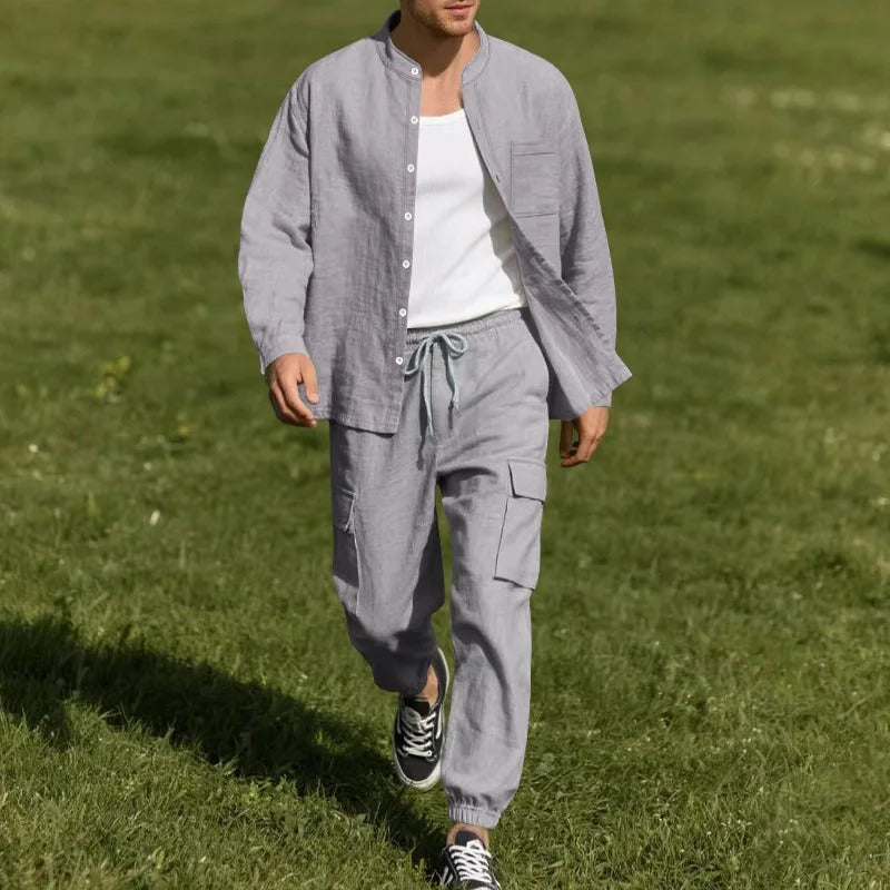 CAMICIA E PANTALONI CASUAL UOMO