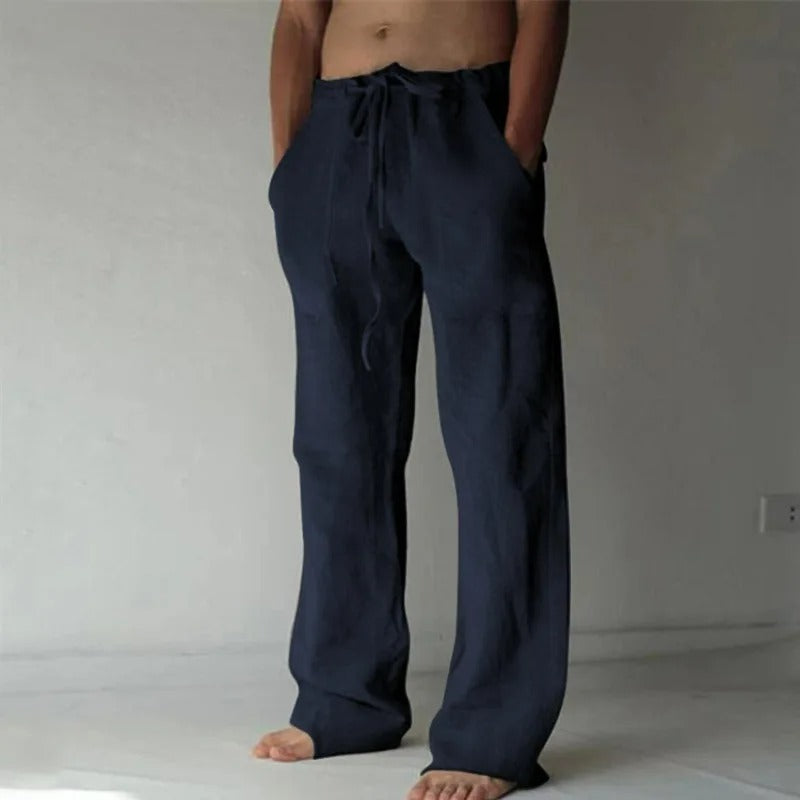 PANTALONI LUNGHI DI LINO
