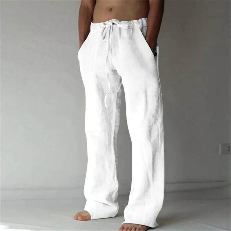 PANTALONI LUNGHI DI LINO